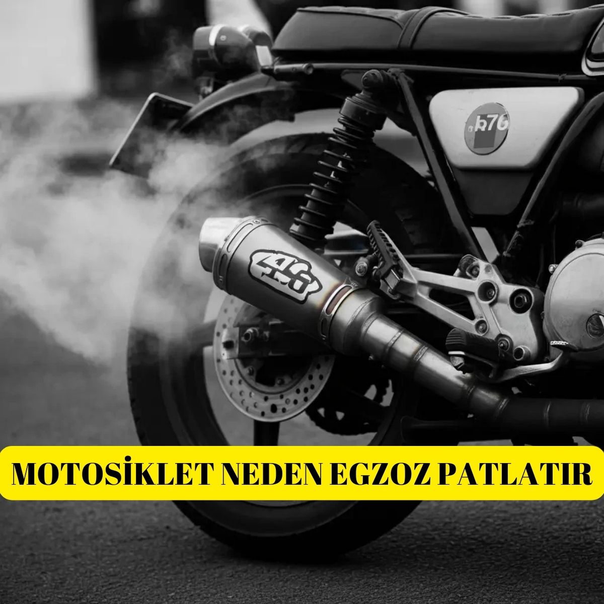 Motosiklet Neden Egzoz Patlatır