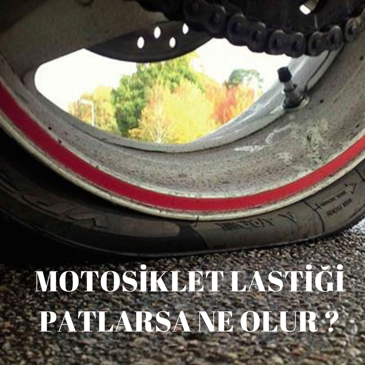 Motosiklet Lastik Patlaması ve Tamiri