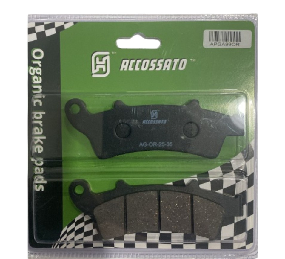 Accossato Organik Fren Balatası Agpa99or Kymco Dt X360 2021-2023 Kymco Downtown 350i Aprılıa  Atlantic Sprint 500 Aprilia Scarabeo 200 324