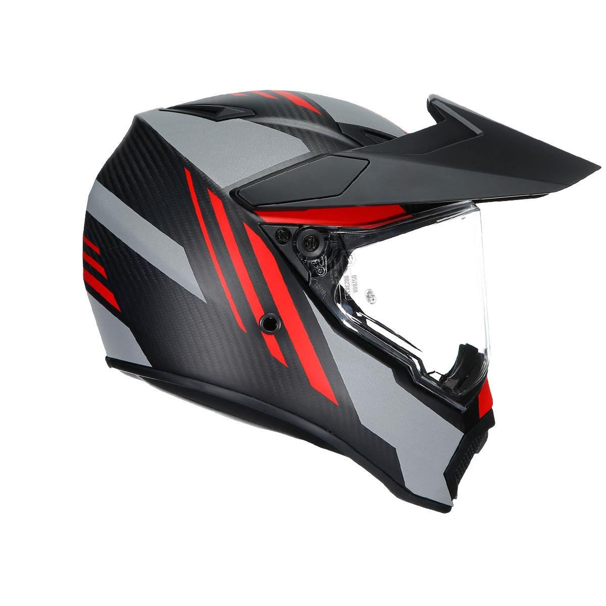 Agv Ax-9 Multı Kapalı Kask Karbon-kırmızı