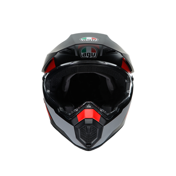 Agv Ax-9 Multı Kapalı Kask Karbon-kırmızı