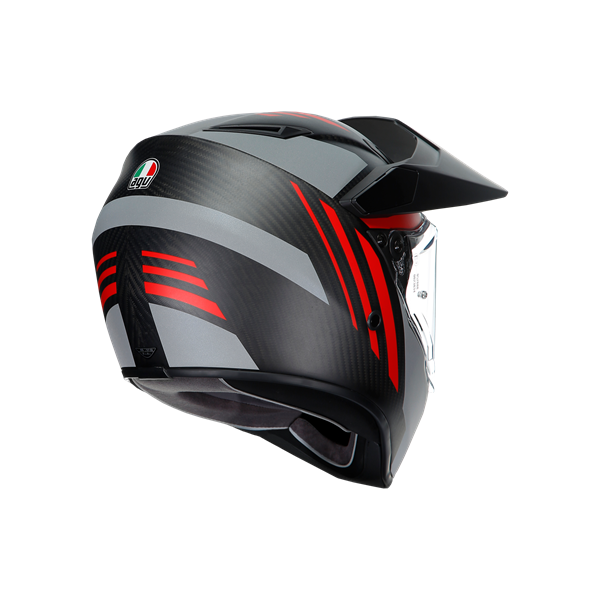 Agv Ax-9 Multı Kapalı Kask Karbon-kırmızı