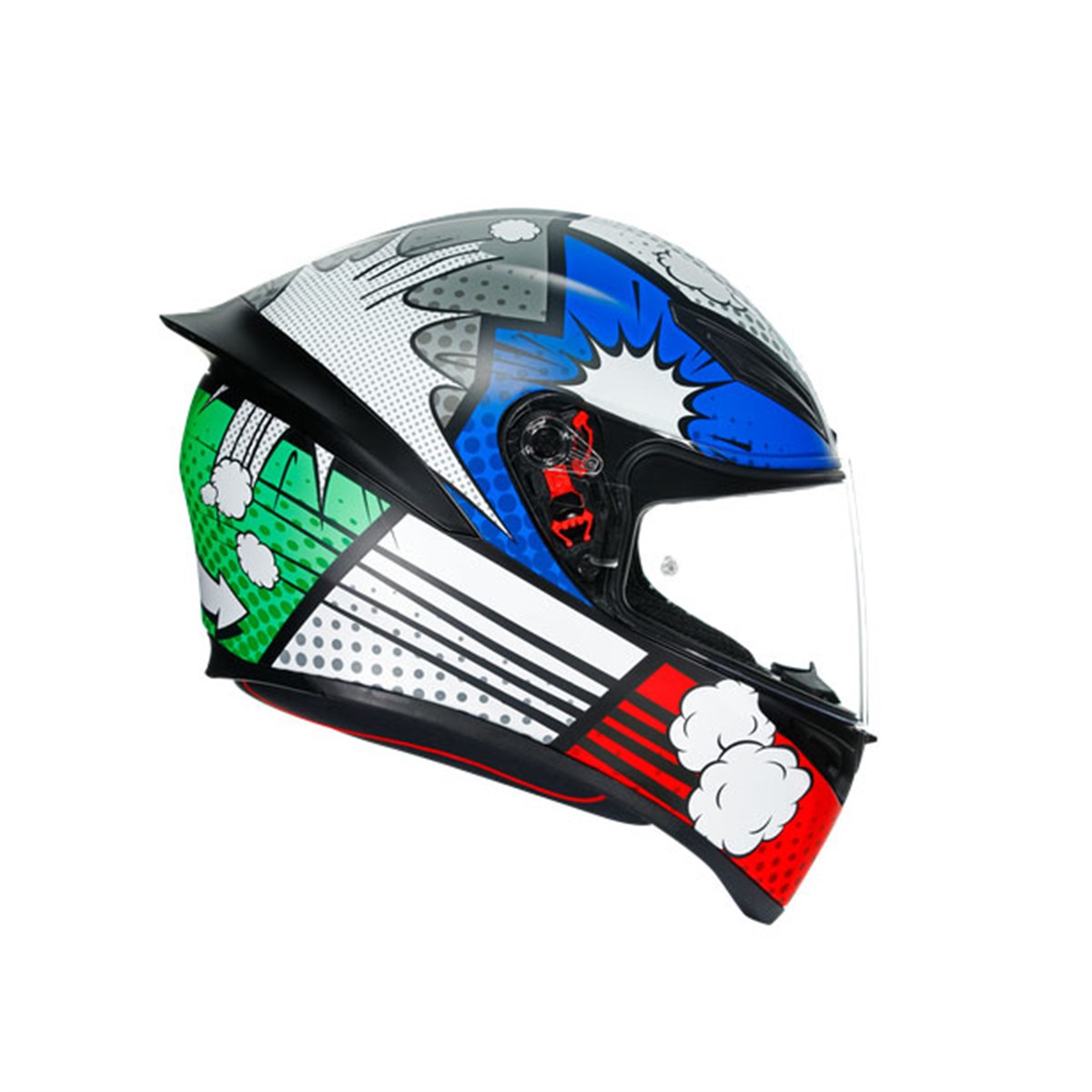 Agv K1 Multı Bang Mat Kapalı Kask İtalya Mavi