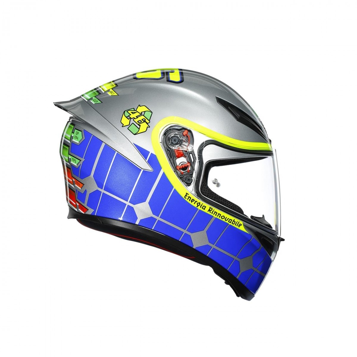 Agv K1 Top Rossı Mugello 2015 Kapalı Kask