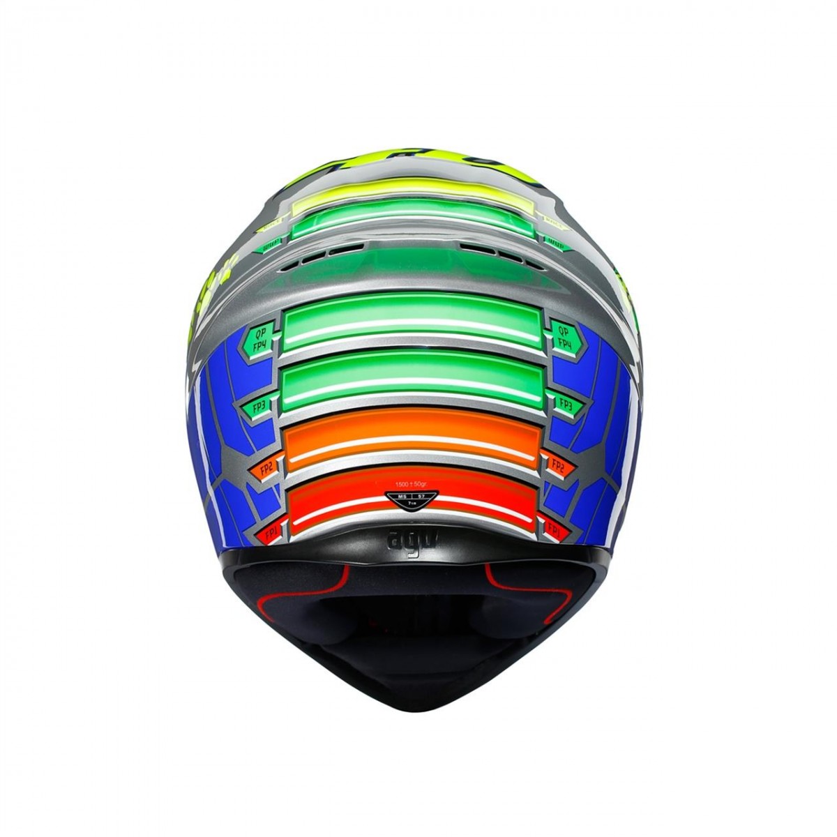 Agv K1 Top Rossı Mugello 2015 Kapalı Kask