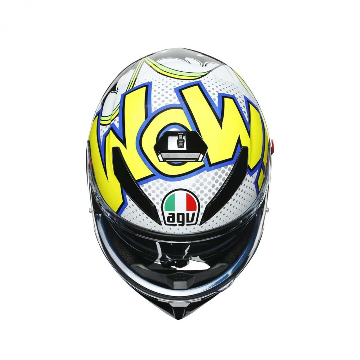 Agv K3 Sv Multı Kapalı Kask Bubble Mavi-beyaz-sarı