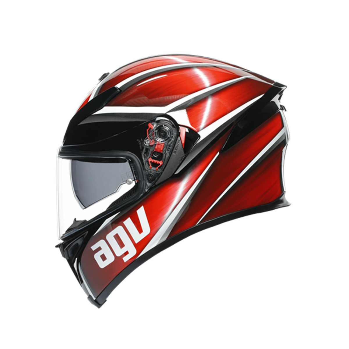 Agv K5 S Tempest Kapalı Kask Siyah-kırmızı
