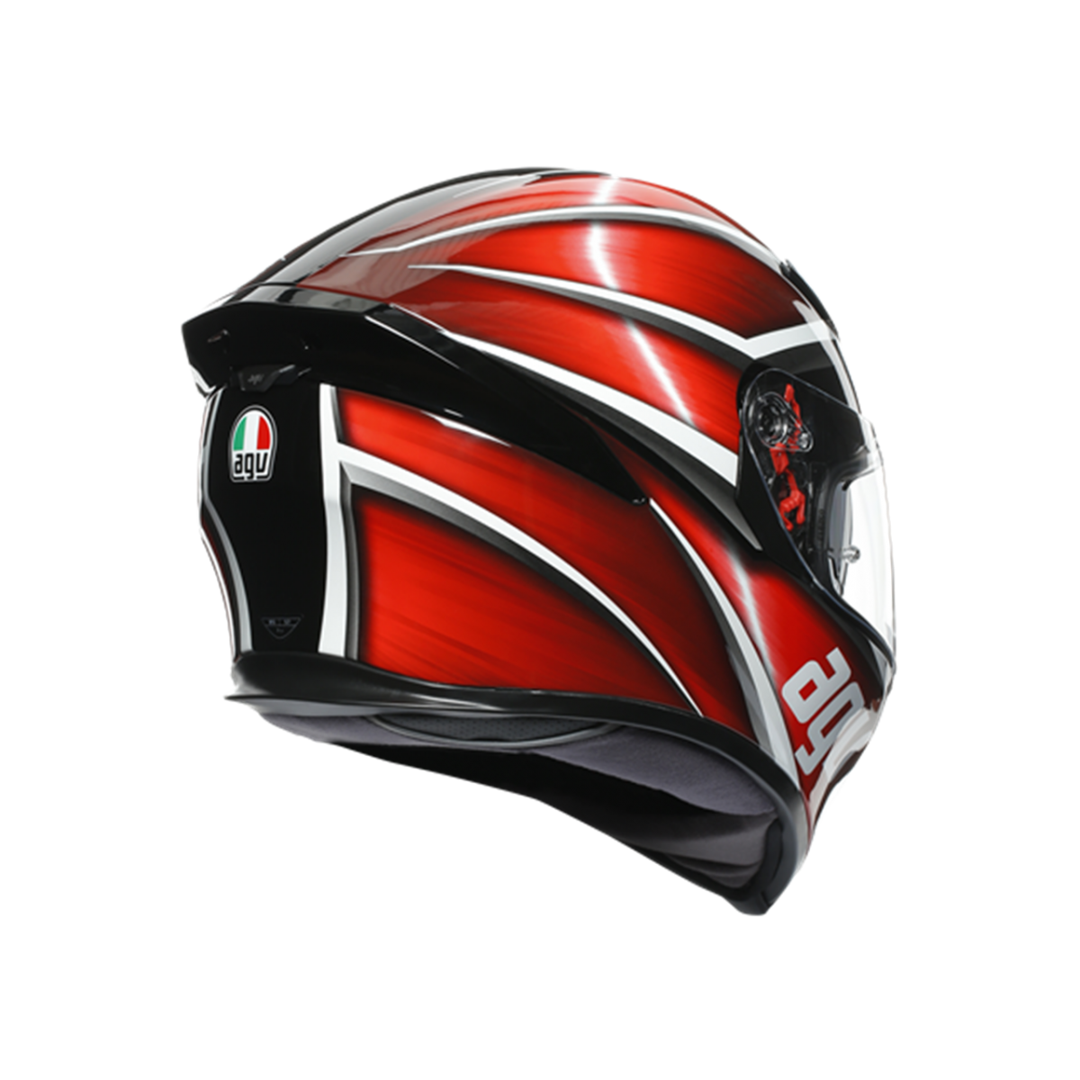 Agv K5 S Tempest Kapalı Kask Siyah-kırmızı