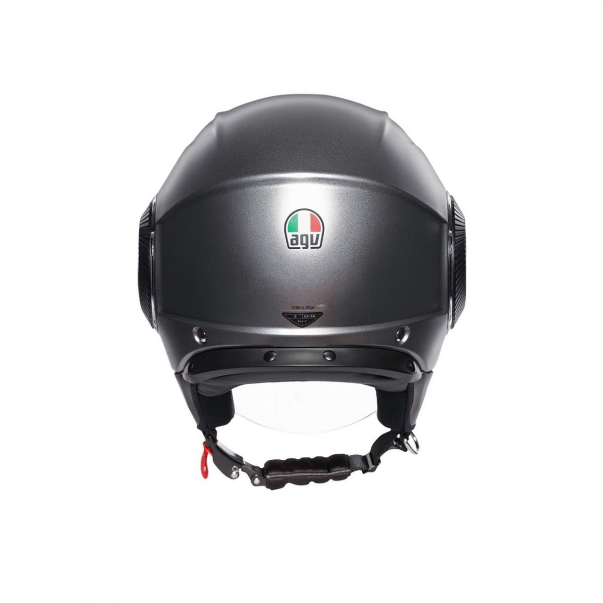 Agv Orbyt Yarım Kask Mat Gri X-SMALL