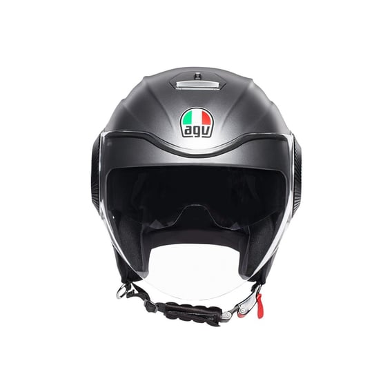 Agv Orbyt Yarım Kask Mat Gri X-SMALL
