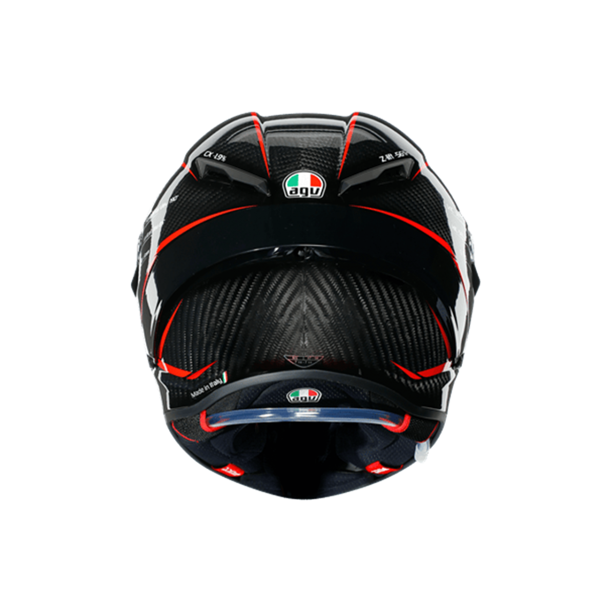 Agv Pısta Gp Rr Performance Carbon Kapalı Kask Kırmızı LARGE