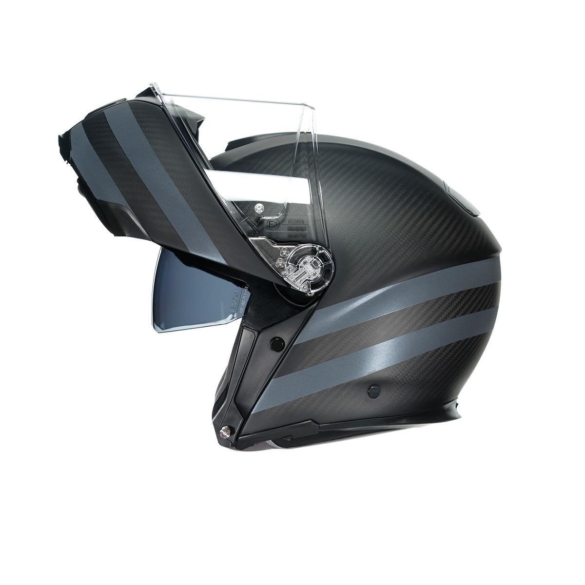 Agv Sportmodular Multı Çene Açılır Kask Karbon-siyah