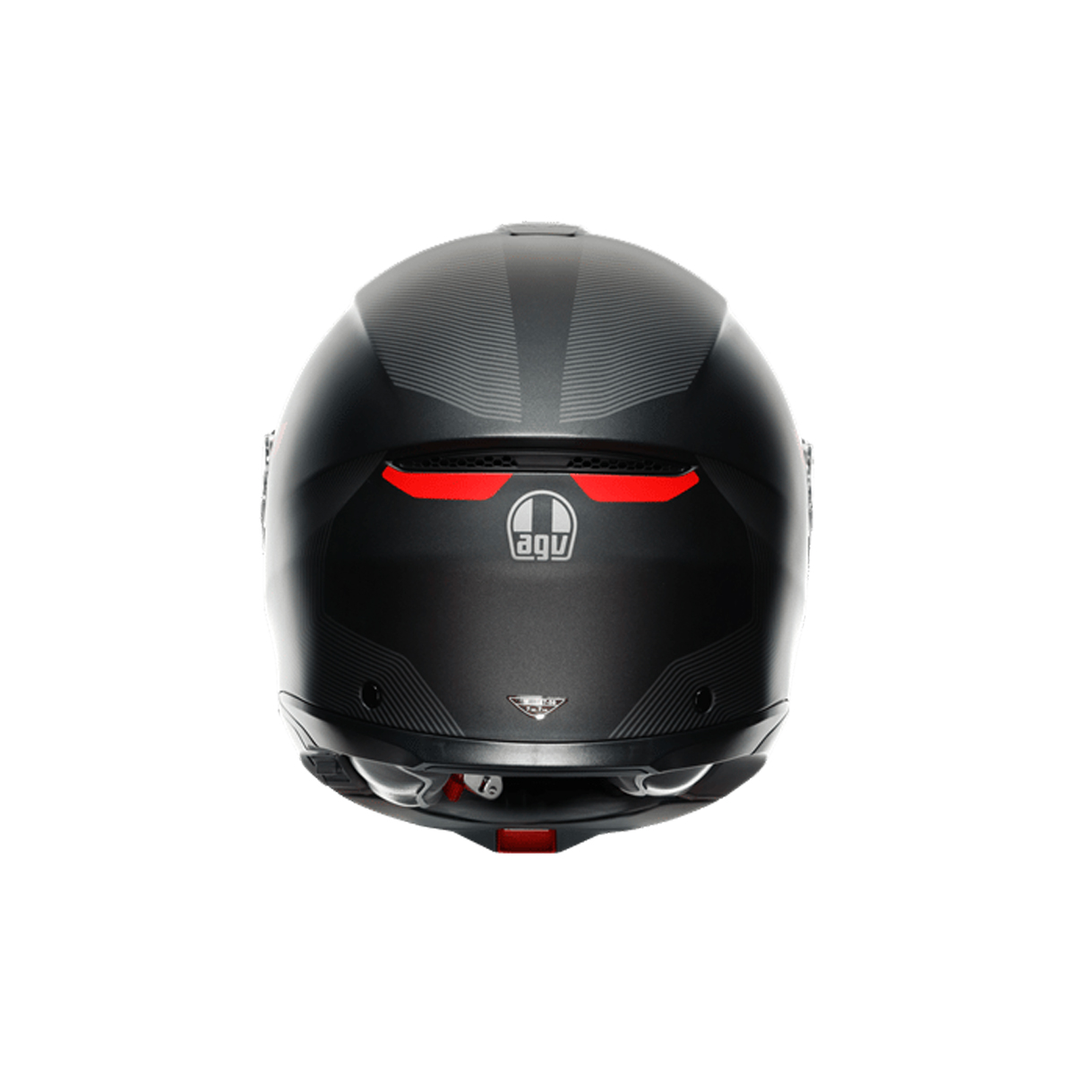 Agv Tourmodular Çene Açılır Kask Frequency Mat Metal-kırmızı