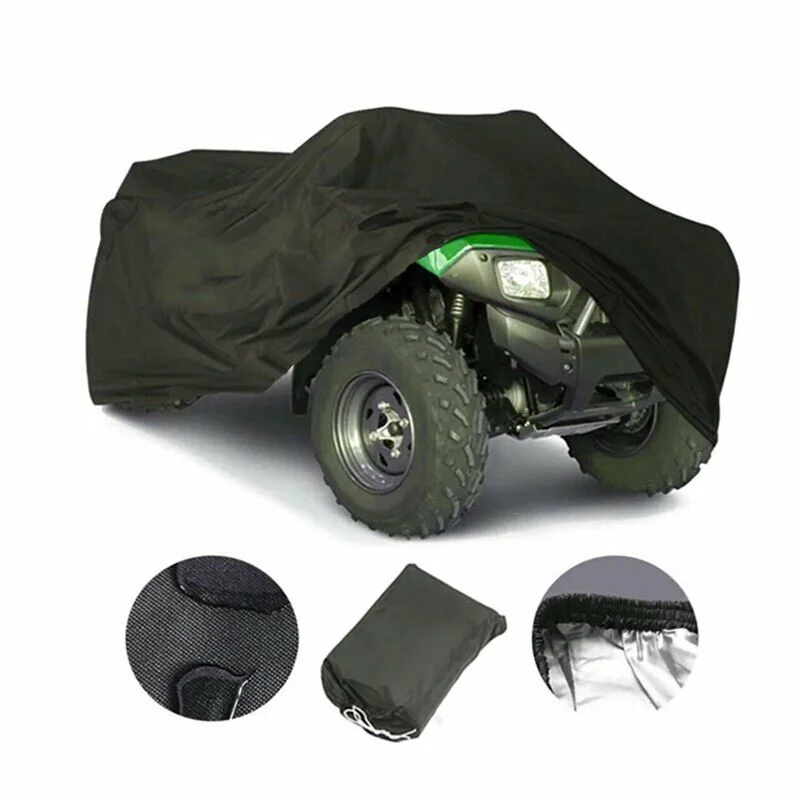 Atv 400 - 1000 Cc Su Geçirmez Lüx Kalite Kalın Branda Siyah