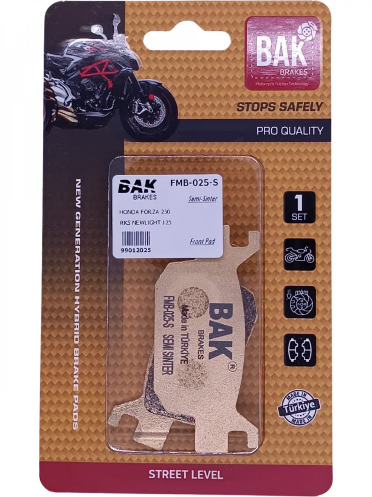 Bak Organik Balata Fmb 025 Honda Pcx125 2025 Delüx (diskli) Forza250 Fes 250 Foresıght Bellini Tnt 250- Nevada 250 Kanuni Sh 250 Honda Fes150 Nss250 Nss300 Arka Rks Newlight 125 Reale Pro 415 Bak Organik Balata Fmb 025 Honda Pcx125 2025 Delüx (diskli) Forza250 Fes 250 Foresıght Bellini Tnt 250- Nevada 250 Kanuni Sh 250 Honda Fes150 Nss250 Nss300 Arka Rks Newlight 125 Reale Pro 415