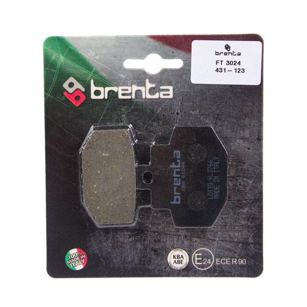 Benellı  Adiva 150cc 2000-2005 Arka Fren Balatası Brenta Organik