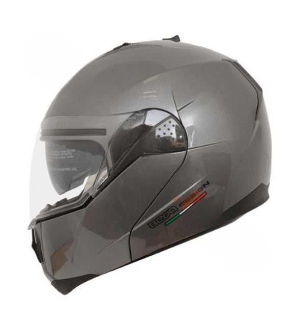 Beon Çene Açılır Kask Gri (b700 - B-shock)
