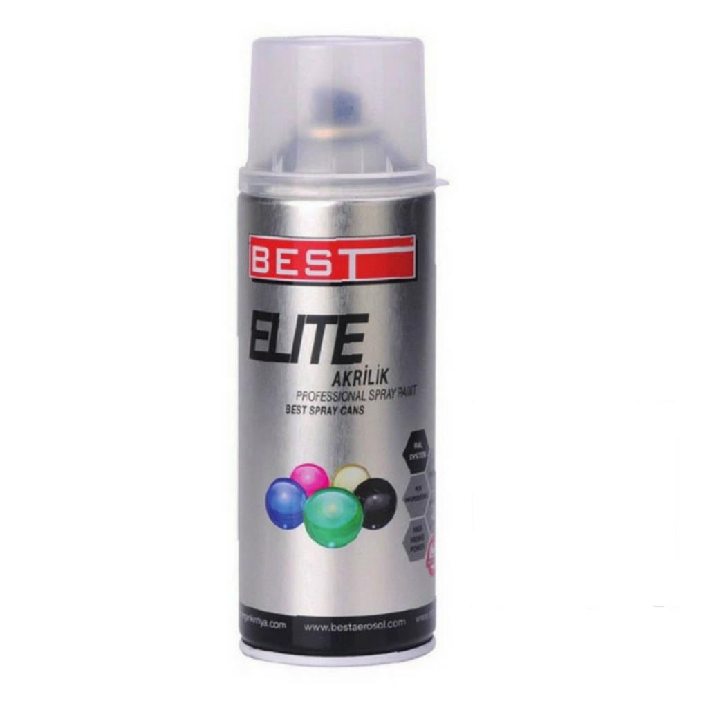 Best Sprey Boya Mat Siyah 400ml Elıte (255-30r) 9005