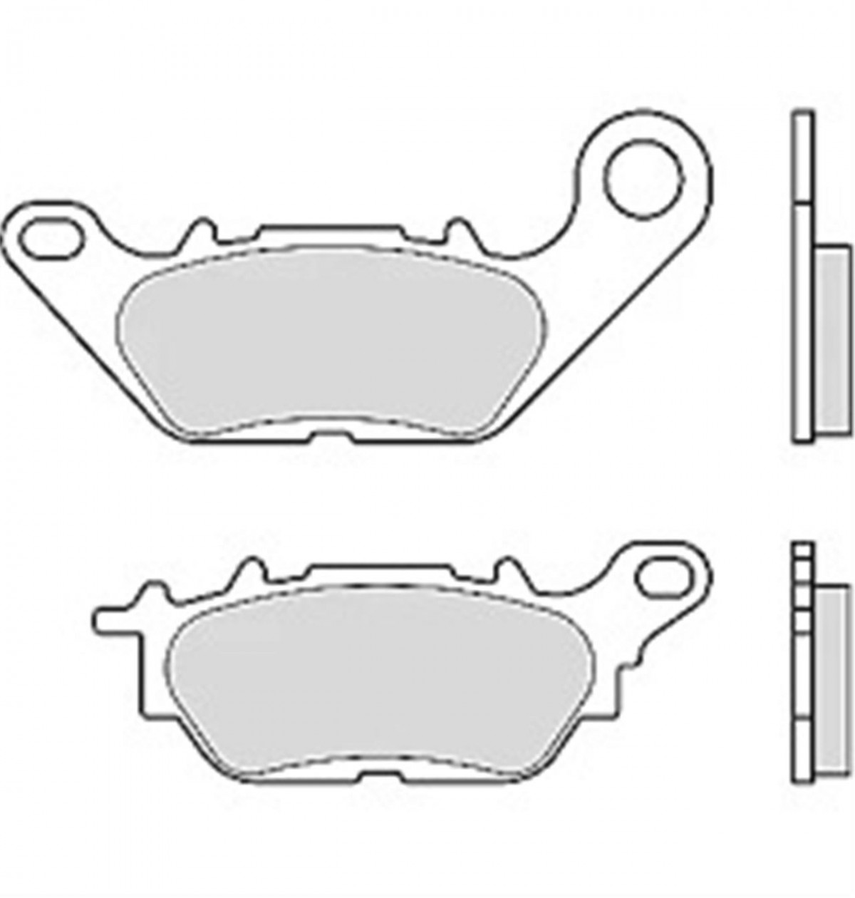 Brembo Karbon Seramik Disk Fren Balatası 07114  Yamaha N Max 125 2015-2021 Yamaha N Max 155 2015-2020 Yamaha Trıcıty 155 2016-2020