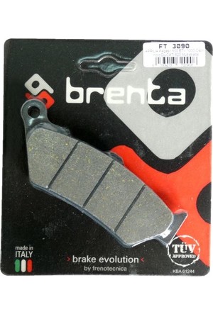 Brenta Organik Fren Balata Ft 3090 Ön Bmw F650 800 Gs K 1600 Aprılıa 650 Pegaso Cfmoto Nk400 Nk650 Mt650 (106 - 209)