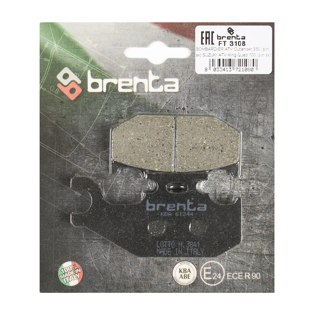 Brenta Organik Fren Balata Ft 3108 (182 - 307)