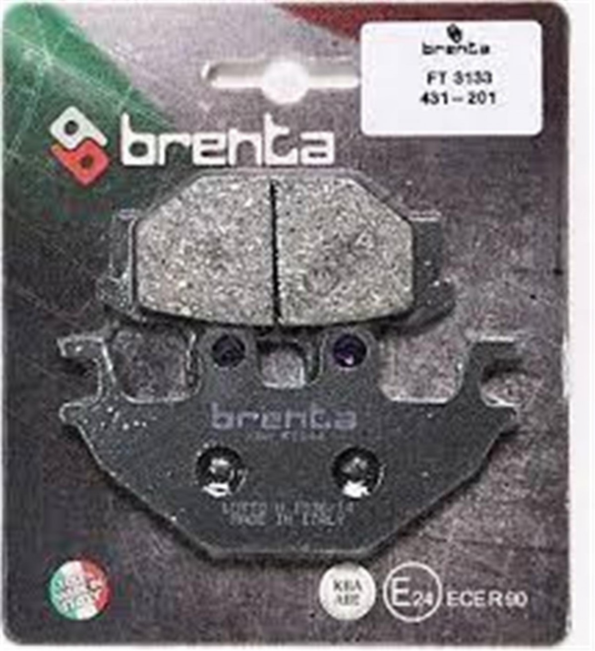 Brenta Organik Fren Balata Ft 3133 Yamaha Yzf-r125 2014 Kymco Atv Mxu 250 300 450 500 550 700 & Sym Wolf 250 - 230.