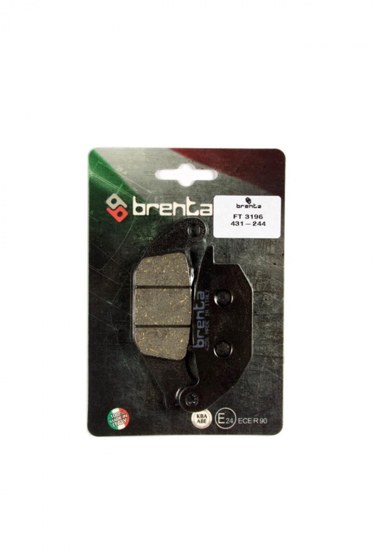 Brenta Organik Fren Balata Ft 3196 Arka Yamaha Tricity 125 Honda Cbr 125 2004 2010 221 Hero Thriller Hunk 150