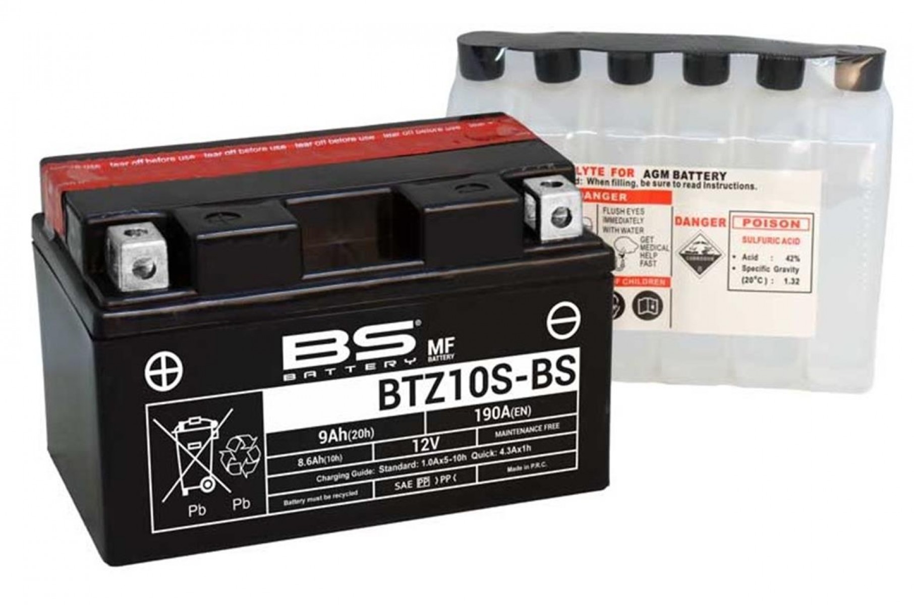 Bs Akü Btz10s-bs 12v9ah 2018-2020 Honda Cb 1000 R