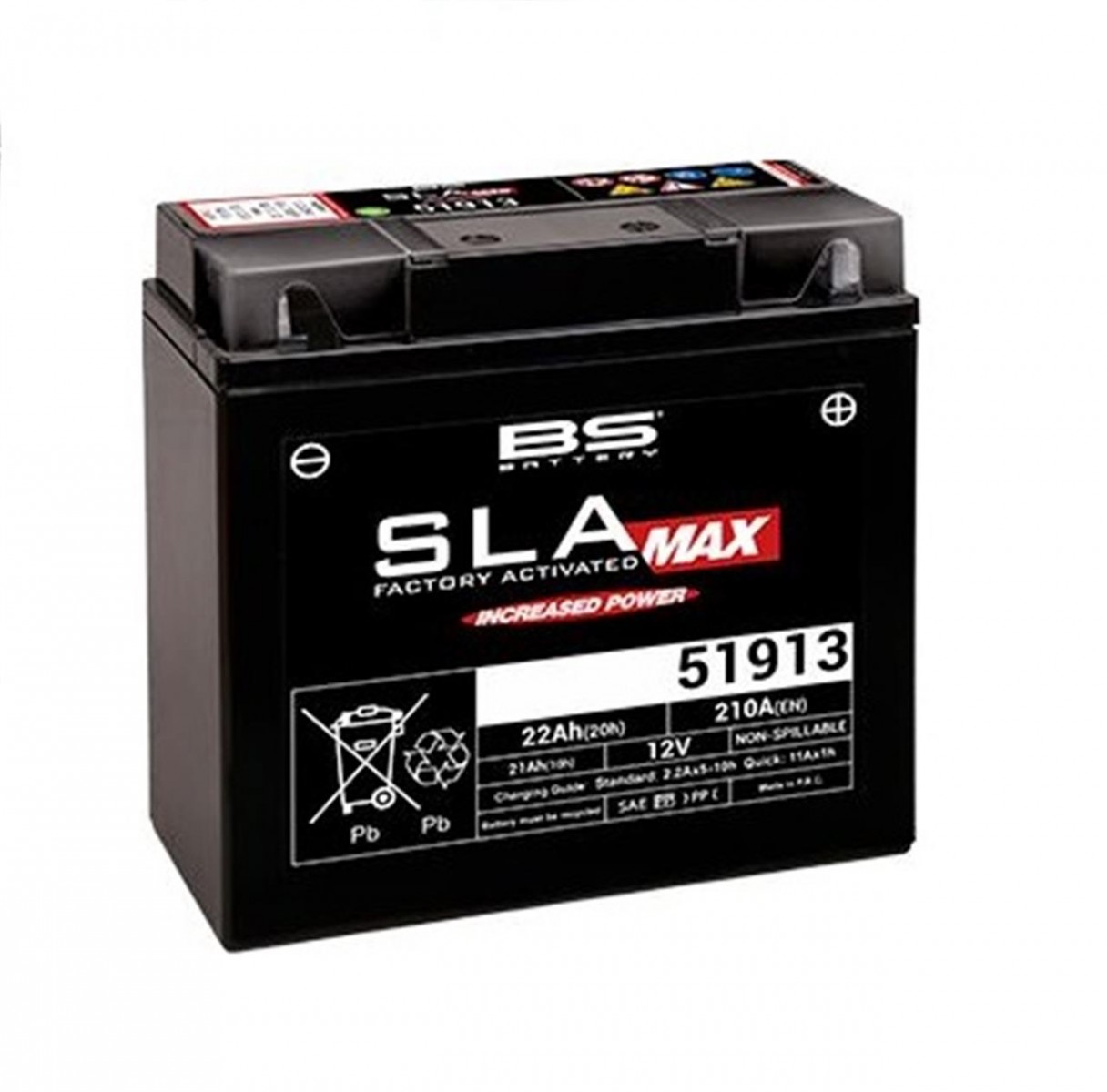 Bs Akü Sla (kuru) Max 51913 12v21ah 2003-2008 Bmw K 1200 Gt