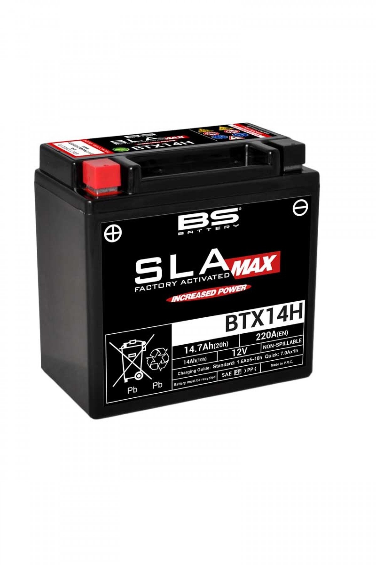 Bs Akü Sla (kuru) Max Btx14h 12v12ah 2005-2018 Bmw R 1200 Gs Adventure