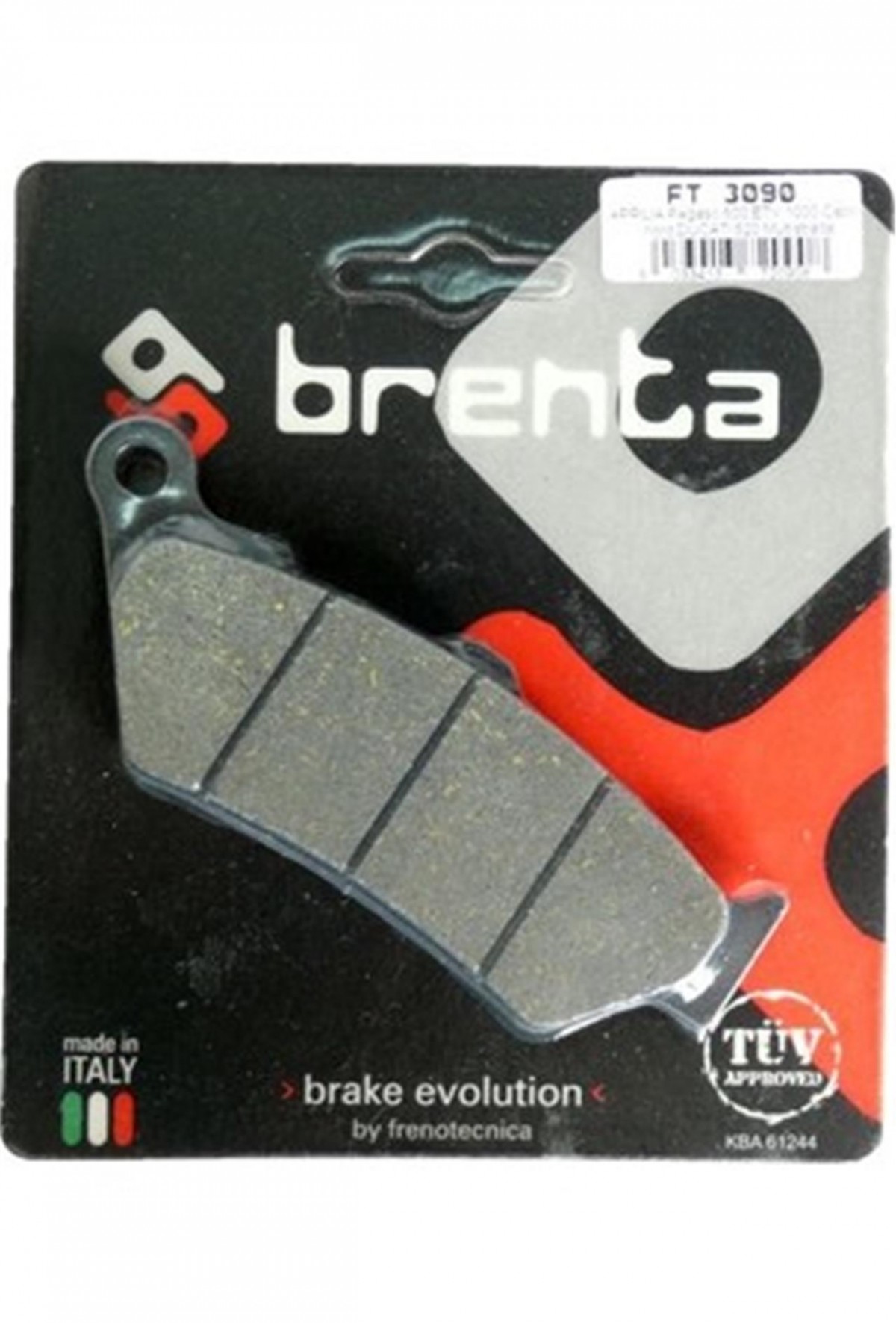 Cfmoto  Nk Efi 650cc 17-17 Ön Fren Balatası Brenta Organik