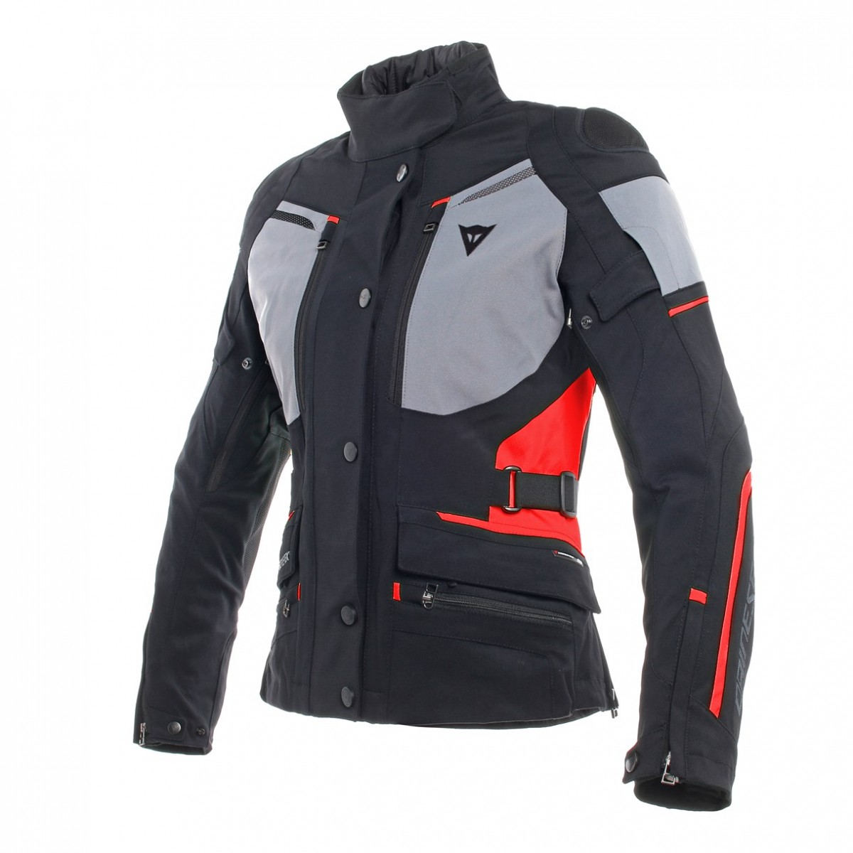 Daınese Carve Master 2 Gore-tex Kadın Mont Siyah-gri-kırmızı