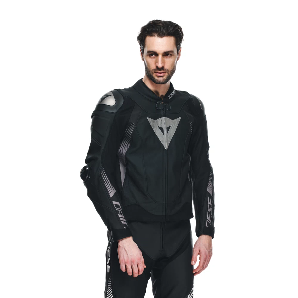 Daınese Super Speed 4 Deri Mont Siyah-gri