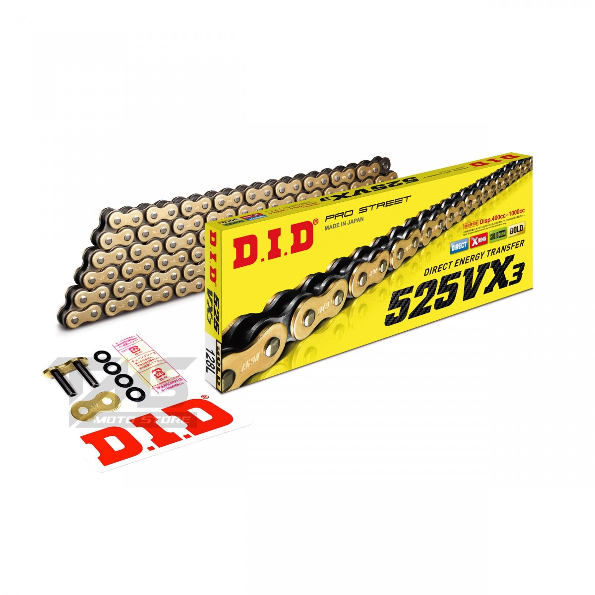 Dıd Çelik Zincir 525-114l Vx3 X-rıng Benellı Trk 502 Yzf R1 Yzf-r6 Mt-07 Tracer Mt 10 Sp Multıstrada Cbr 1000 Rr Vn 800