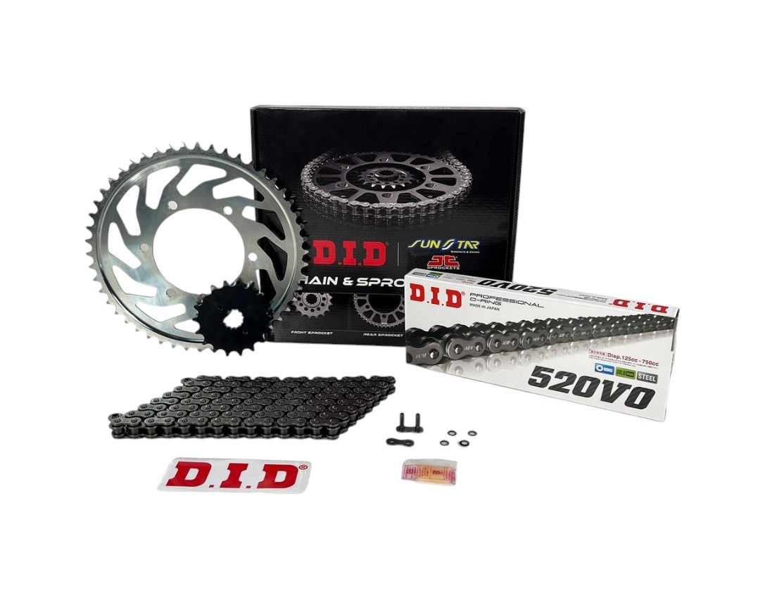 Dıd Jt Çelik Zincir Dişli Seti 520v0 Orıng Yamaha Yzf-r25 Mt-25 2015-2022 14t 43t 112l