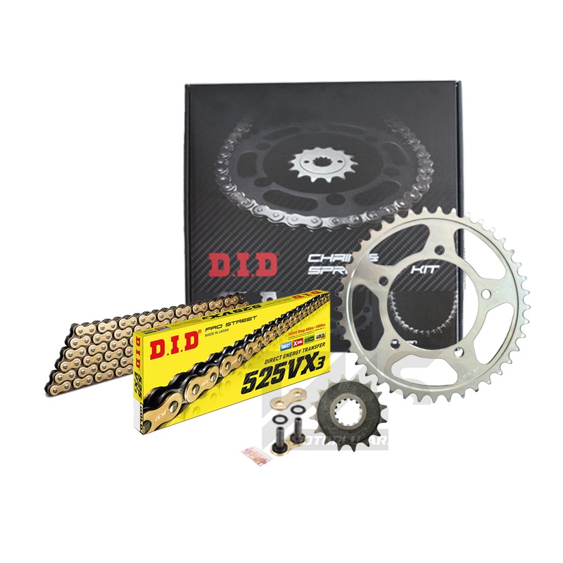Dıd Zincir Dişli Seti Gold 525vx3 Honda Crf1100l Afrıca Twın 2020-2021 (jtf1370-16t - Jtr1331-42t 525vx3 - 124l)