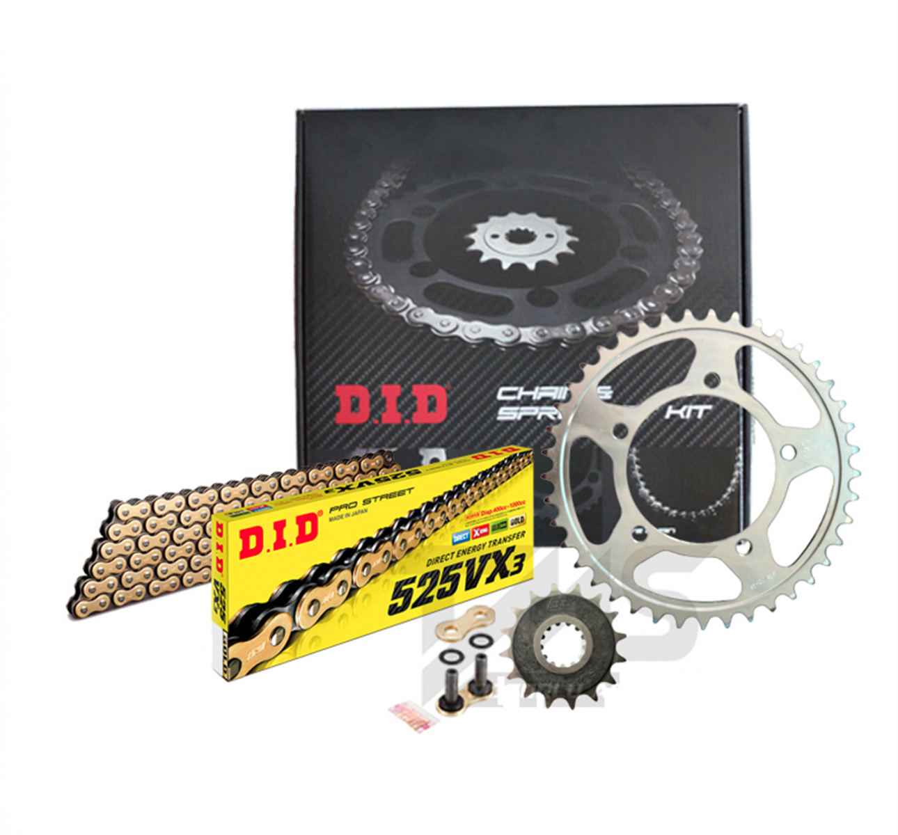 Dıd Jt Gold Zincir Dişli Seti 525vx3 X-rıng Yamaha Mt-09 / Sp 900 2014-2020 16t-45t (jtf1591-16rb - Jtr1876-45) (525-110l)