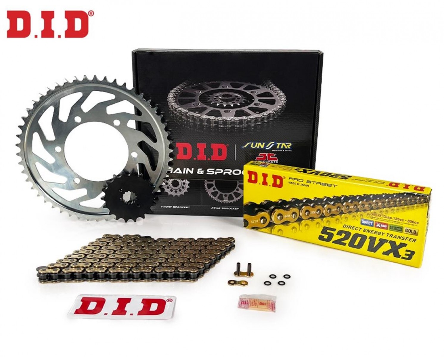 Dıd Zincir Dişli Seti Gold 520vx3 Honda Nc750x 2014-2020 (3d417-16t Tr1316-43t 520vx3 Gb-100ft Zj - 114l )