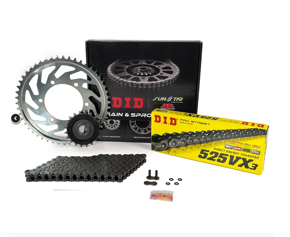 Dıd Zincir Dişli Seti 525vx Çelik Honda Cb650r 2019 - 2021 (jtf1370.15t - Jtr1304.42t 118l)