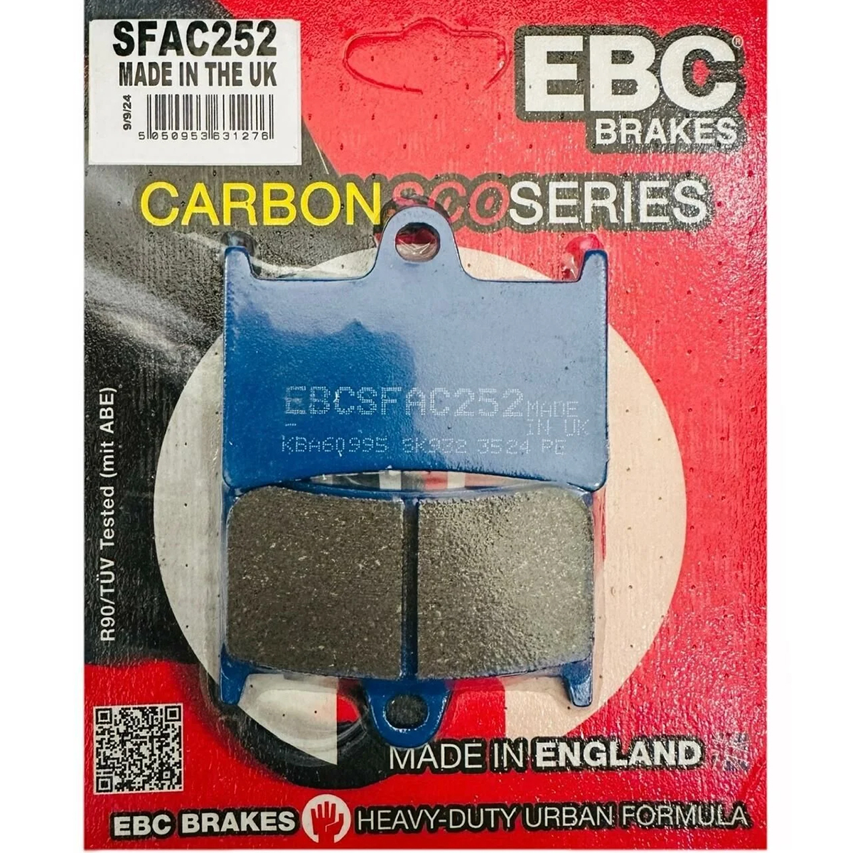 Ebc Fren Balatası Carbon Sfac252 Yamaha Yzf 600 R Thundercat Ön