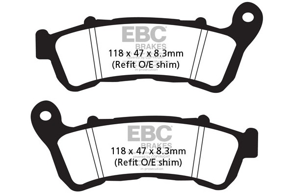 Ebc Fren Balatası Carbon Sfac388 Balatası honda Forza 300, Sh125/150/300, Suzukı Uh125 Burgman