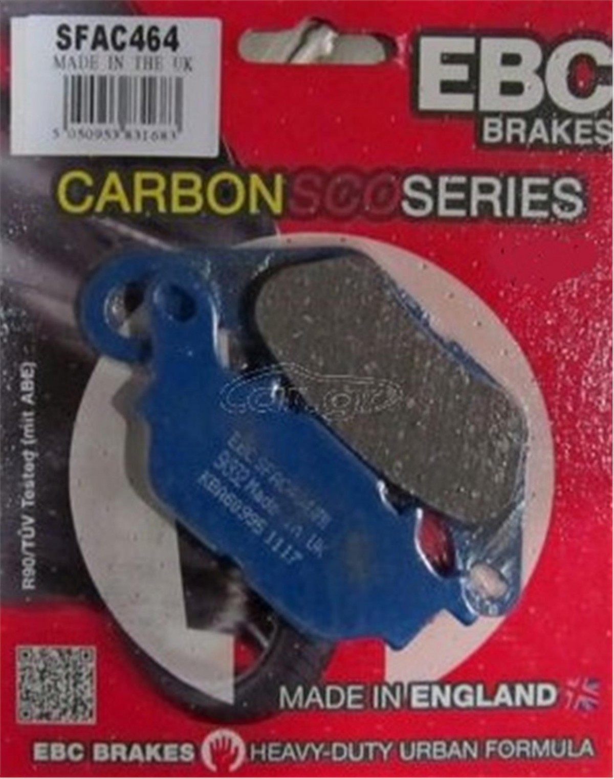 Ebc Fren Balatası Carbon Sfac464 2017-2018 Yamaha Tricity 155 Arka Fren Balatası