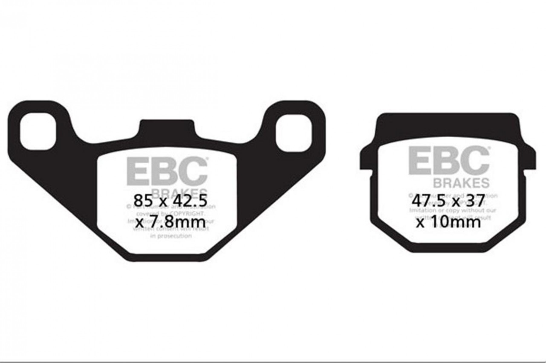 Ebc Fren Balatası Fa083/2tt Suzukı An125 06-08 Aprılıa Scarabeo 50