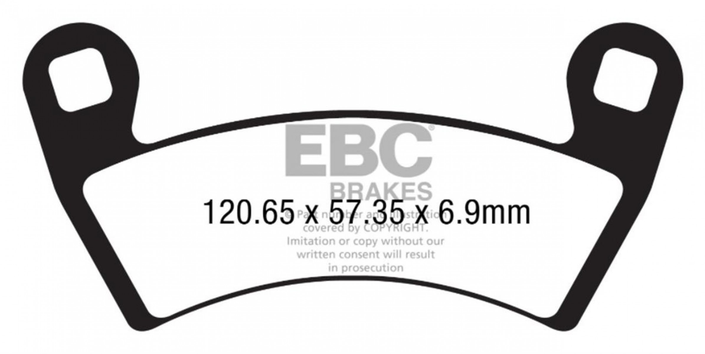 Ebc Fren Balatası Fa656tt Polarıs Sportsman 570 325 Offroad