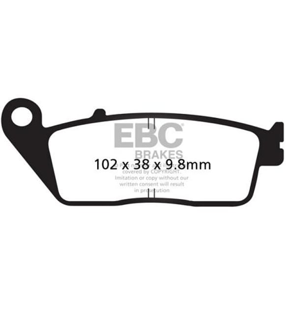 Ebc Fren Balatası Organik Fa196 X-max 250 10-17 Forza 250 18-21 X-max 400 X-cıty Nc750 Fjs400 60