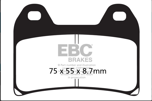 Ebc Fren Balatası Organik Fa244 Ktm Duke 640 690 790 Adventure 1050 1190 1290 141