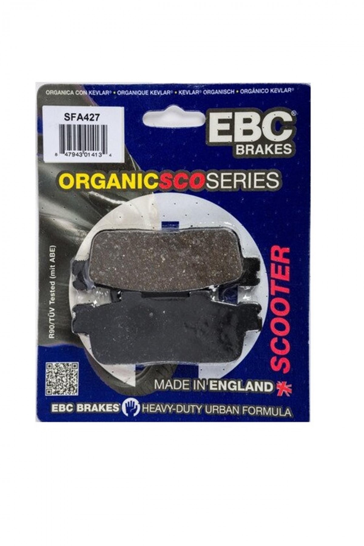 Ebc Fren Balatası Organik Sfa427 Sym Hd2 200ı Evo Arka Fren Balatası