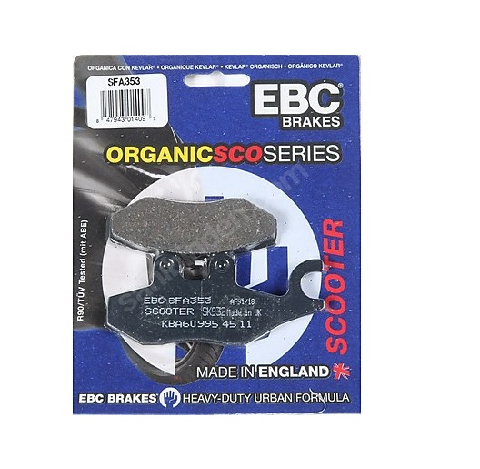 Ebc Fren Balatası Sfa353  2016-2021 Piaggio Beverly Sport Touring 350 İ.e. Ön