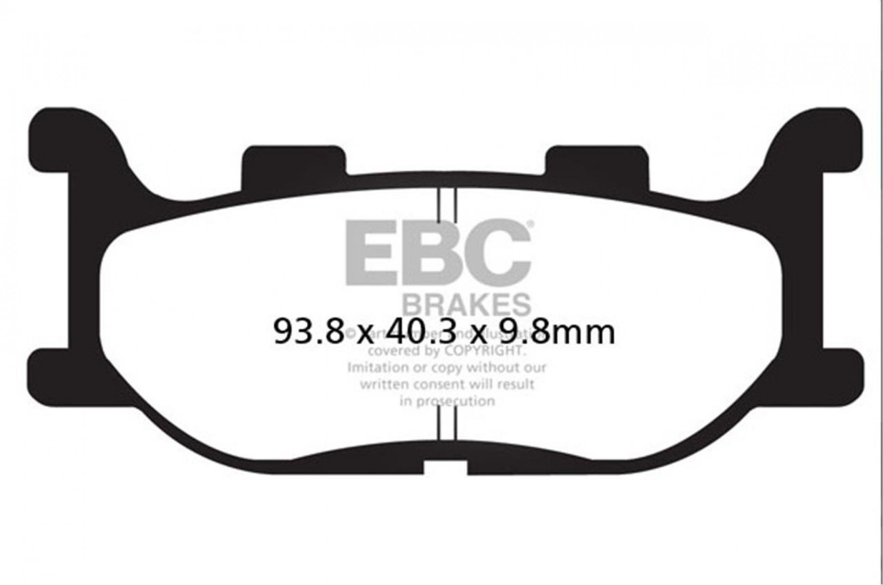 Ebc Fren Balatası Sinter Fa199hh Yamaha Mt-03 660 Xvs1100 Xvs1300 Yp400 Majesty Xv250 Vırago Fz6 600 099
