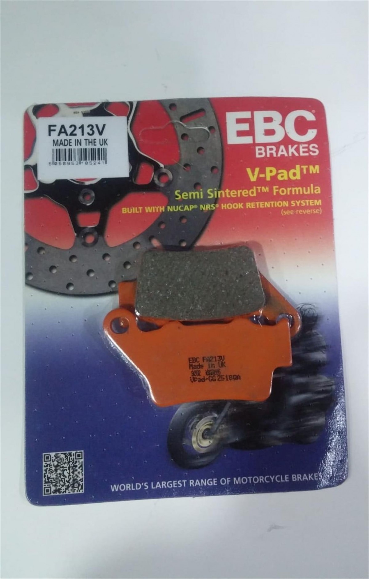 Ebc Fren Balatası Sinter Fa213v 2018-2021 Ducati Scrambler 1100 Pro Uyumlu Arka Fren Balatası